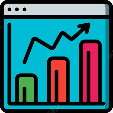 市场营销分析分析项目管理13线性颜色图标图标