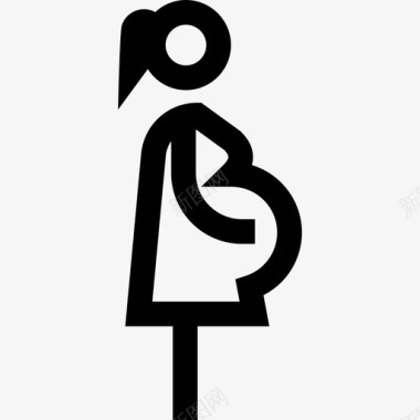 怀孕产妇13岁直系图标图标