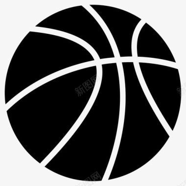 篮球球体运动图标图标