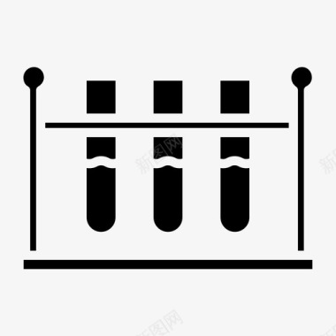 科学竞赛实验室试管科学图标图标