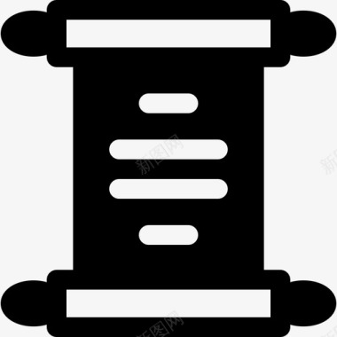 卷轴法律与正义4填充图标图标