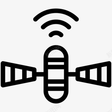 太空卫星卫星互联网太空图标图标