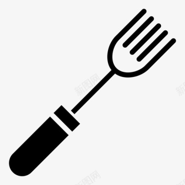 餐叉厨具图标图标