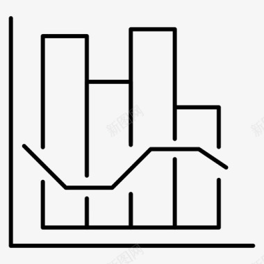 道路交通图表图表条形图增长图标图标