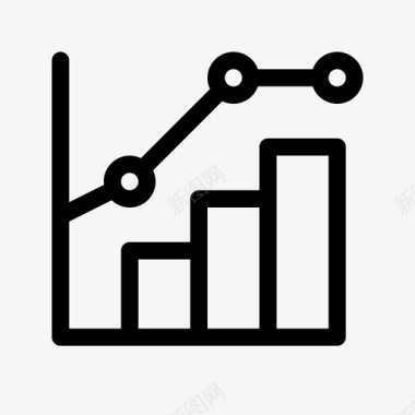 抽象图表图表分析见解图标图标