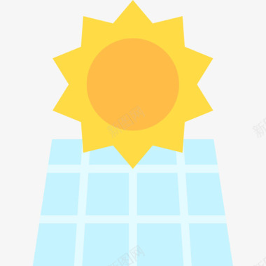 太阳能太阳能电池板智能城市4平板图标图标
