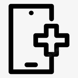 医疗网在线医疗医疗保健应用医疗网络图标高清图片
