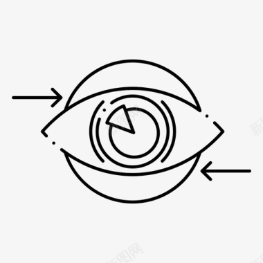 视觉商业眼睛营销图标图标