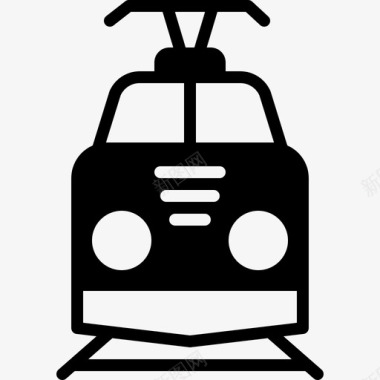 公交地铁标识火车铁路地铁图标图标