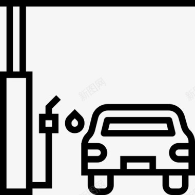 加油站标识加油站运输62直线图标图标