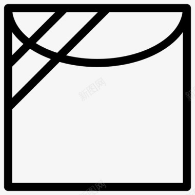 线干帘护理织物图标图标