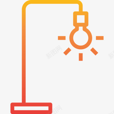 灯柱灯11坡度图标图标