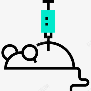 计算机鼠标鼠标化学单色单色图标图标