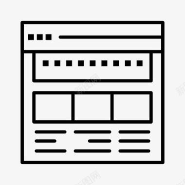 页面报错图标网站浏览器页面图标图标