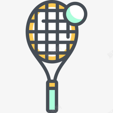 网球夏季36双色图标图标