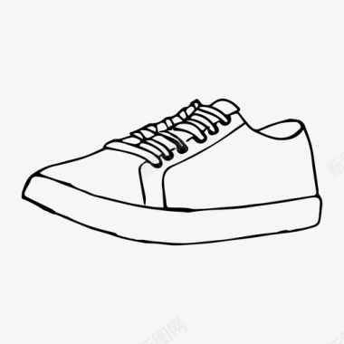 相框素描运动鞋靴子鞋子图标图标