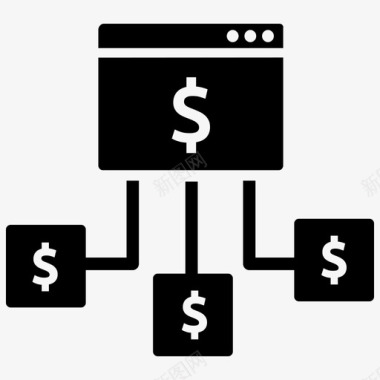 资金筹集投资预算资金图标图标