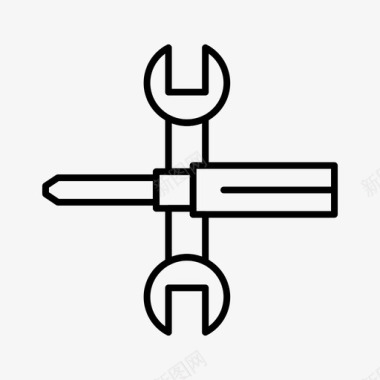 螺丝刀工具设置控制螺丝刀图标图标