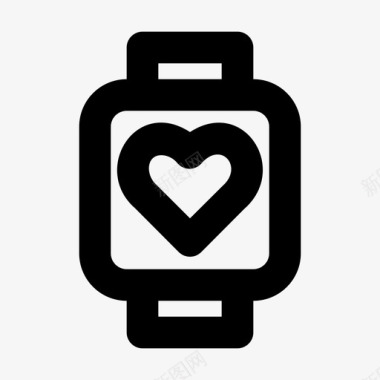 智能手表爱情浪漫图标图标