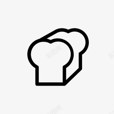 面包烘焙食物图标图标