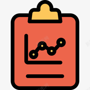 分析图表模板下载分析分析和图表线颜色橙色图标图标