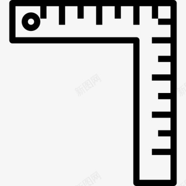 棕色直尺直尺文具38直线图标图标