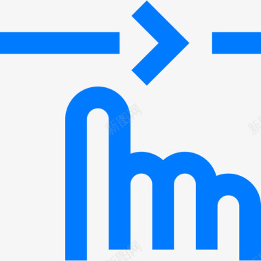 照相手势触摸触摸手势4蓝色图标图标
