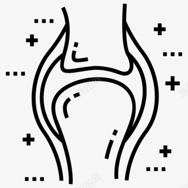 牛头骨关节骨关节骨图标图标