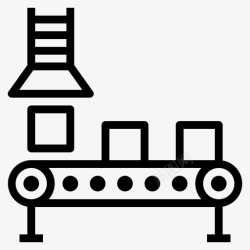 装配生产产品装配线商业图标高清图片