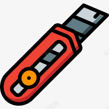 矢量刀刀工艺美术5线颜色图标图标