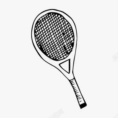 网球拍田径运动图标图标