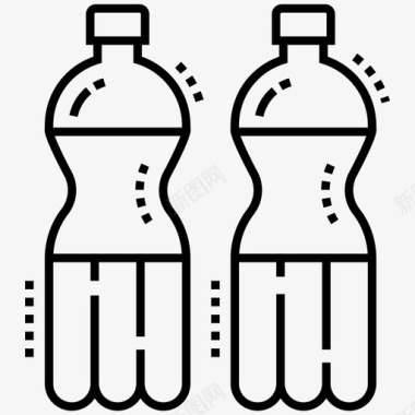 水瓶消防水水容器图标图标