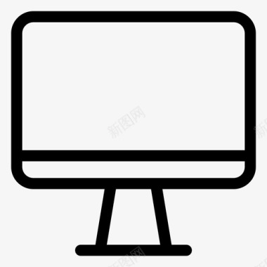 电脑电脑屏幕液晶屏图标图标