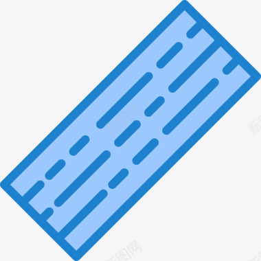 木板木匠20蓝色图标图标