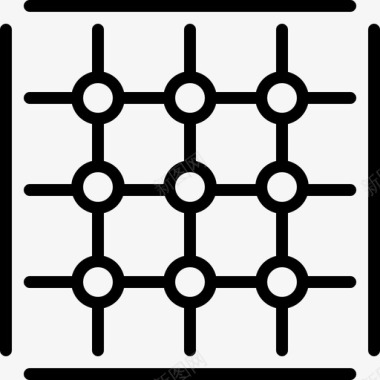 绚丽几何图案网格几何图标图标