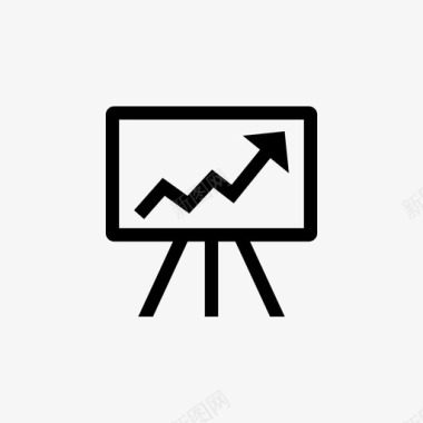 饼图图标增长图董事会业务图图标图标