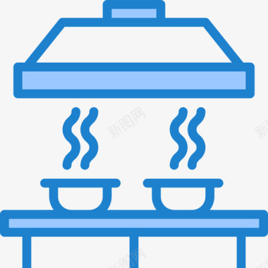 蓝色烟雾图片烟雾探测器家具和家用26蓝色图标图标