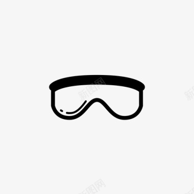 眼镜护目镜防护眼镜图标图标