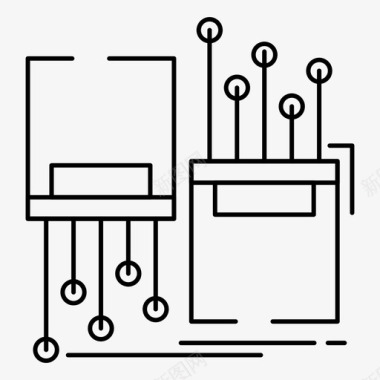 数字3序号数字有线电子图标图标