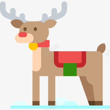驯鹿驯鹿圣诞城4公寓图标图标