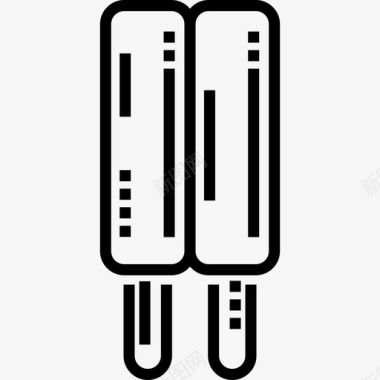 冰棒甜点糖果7直线型图标图标
