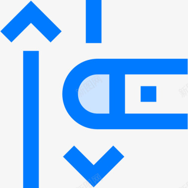 照相手势触摸触摸手势4蓝色图标图标