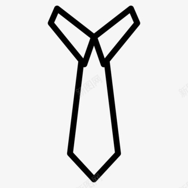 领带配件男士配件图标图标