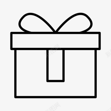 礼品盒电子商务互联网图标图标