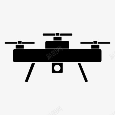 矢量无人机免抠PNG技术摄像机无人机图标图标