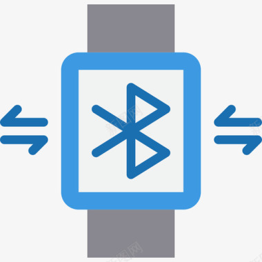 蓝牙智能手表5扁平图标图标