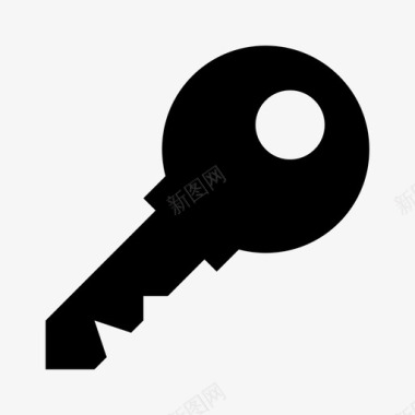 通用钥匙钥匙锁上锁图标图标