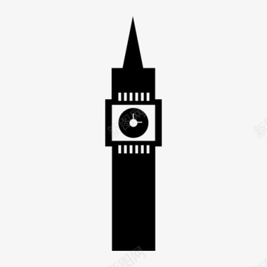 大本钟钟楼议会大厦图标图标