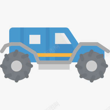 八月4x4八月运输平车图标图标