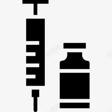 加号图标21注射器卫生保健21填充图标图标